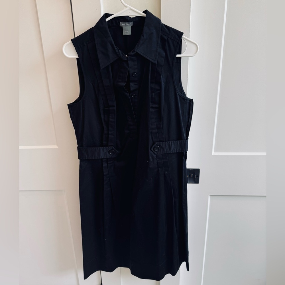 Ann Taylor Black Sleeveless Sheath Dress Never Worn​​​